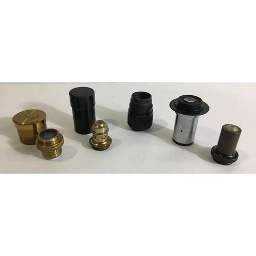 Vintage microscope eyepieces - microscope,