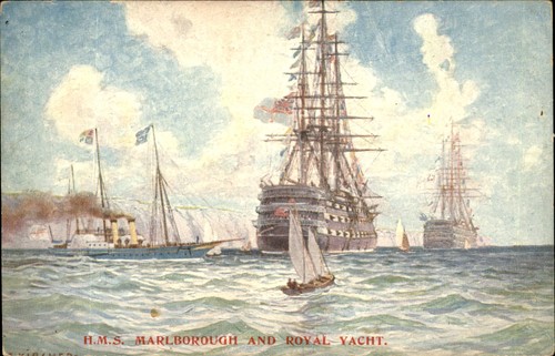 Naval ship hms marlborough - naval,