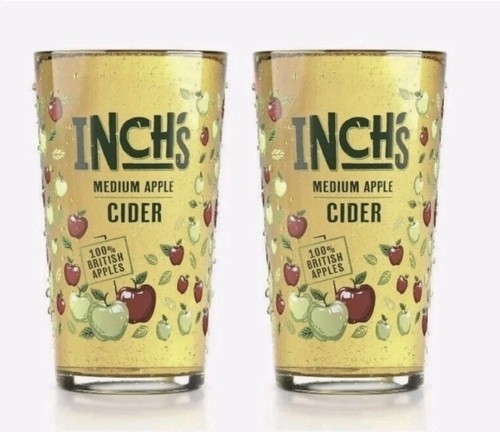 Inch cider pint glasses - pint,