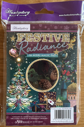 Hunkydory festive radiance - a6,