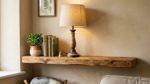 Rustic chunky shelf - 50mm, thick