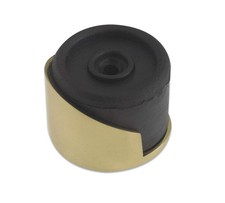 BRASS ROUND FLOOR MOUNTED DOOR