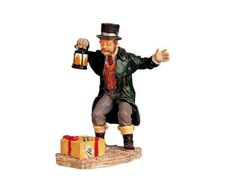 Lemax 1999 The Night Watchman Caddington Village #92306 English Oil Lantern RARE