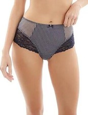 Panache Jasmine Deep Brief Ladies Lingerie Dogtooth 6954