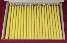 40 x 100% beeswax HAND DIPPED