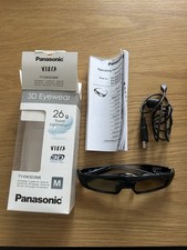 Panasonic TY-EW3D3ME 3D Glasses Medium Pair with Charging Cable