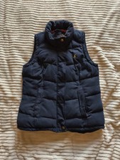 Joules Higham Gilet Body Warmer Floral Lining Padded Navy  Women's Size UK-10 