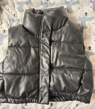 Black Zara  Puffer Faux