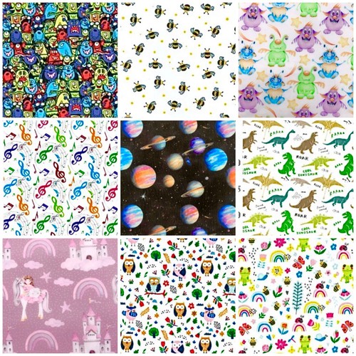 Printed poly cotton fabrics - poly,