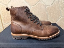 Men's 5" Carolina Gold Ankle Lace-up Boot Brown Leather 9 D