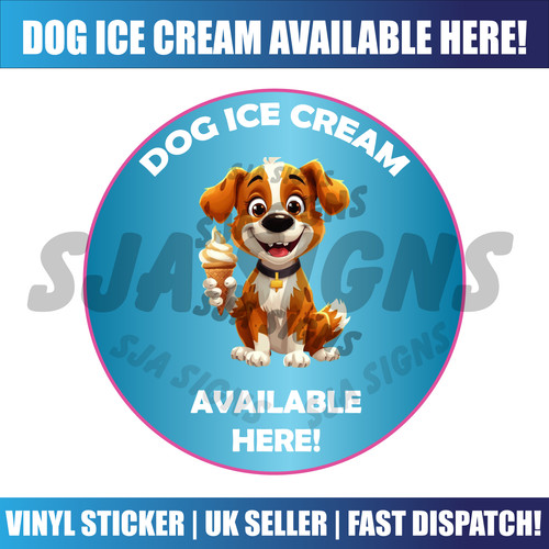 Dog ice cream sold - dog,