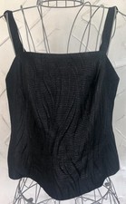 Bodice Cami Faux Leather Uk16