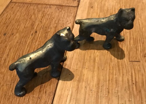 Vintage solid brass bulldog - bulldog, /