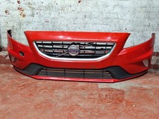 VOLVO V40 2012-18 FRONT BUMPER WITH GRILLES IN RED (612) 31347085 COMPLETE OEM