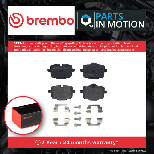 Brake pads set rear p06101 - set,