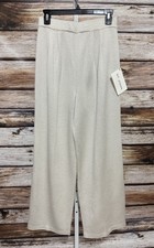 ST JOHN Womens Ivory Wide Leg