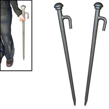 2 x Extra Huge Heavy Duty Tent, Gazebo, Marquee Pegs, Stakes 850mm x 25mm Steel