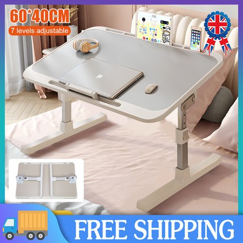 Folding laptop table bed tray - table,