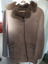 Vintage Sheepskin Coat Womens