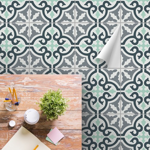 Floor tile stickers - floor, 20