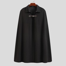 INCERUN Mens Gothic Shawl Long