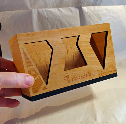 Nando wooden letter rack - nando's,