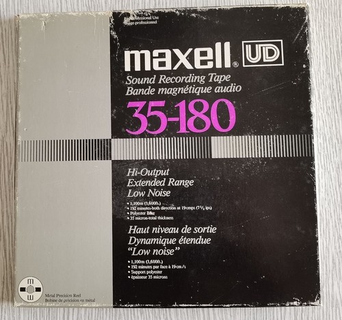 Maxell metal reel - maxell, 10.5"