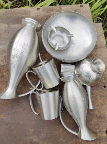 Scrap pewter 5kg - 3.5kg, for