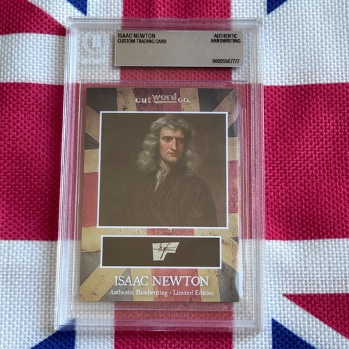 Isaac newton handwritten word - isaac,