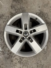 GENUINE VOLKSWAGEN 5X130 5 SPOKE SILVER 19INCH ALLOY WHEEL, TOUAREG 7P6 601 025D