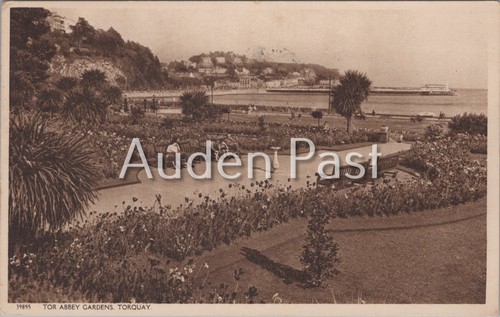 Vintage 1934 torquay postcard - vintage,