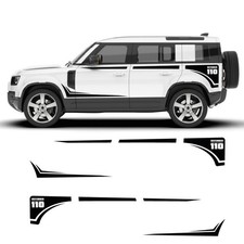 decals side stripe black line
