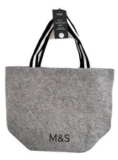 M&S Grey Felt Shopping Tote