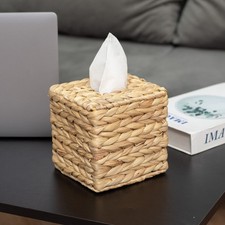 Rattan Wicker Tissue Box
