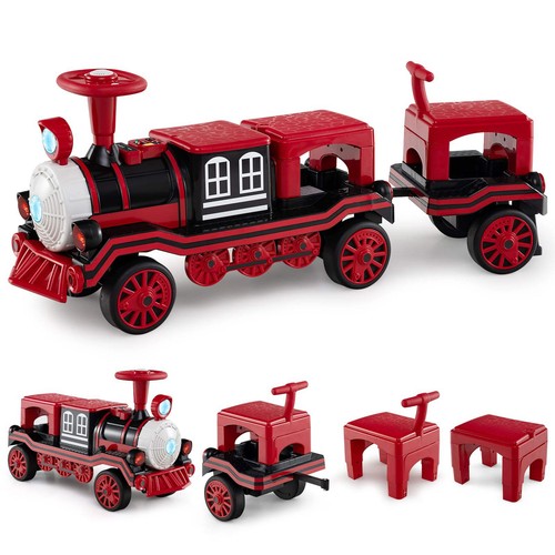 Seater 12v ride train set - train,