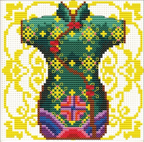 Needleart world geisha green - needleart,