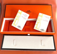 Original New HERMES Orange Box For Necklaces or Bracelet With Books