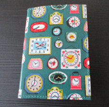Cath Kidston - Green Clocks - Passport Holder - BNWT