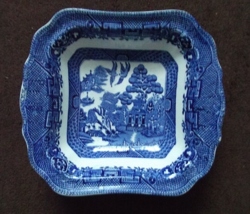 Venton ware square - ware, willow
