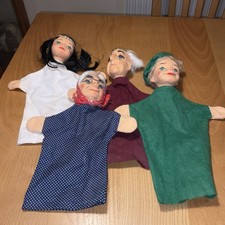 4 X Vintage Glove Puppets