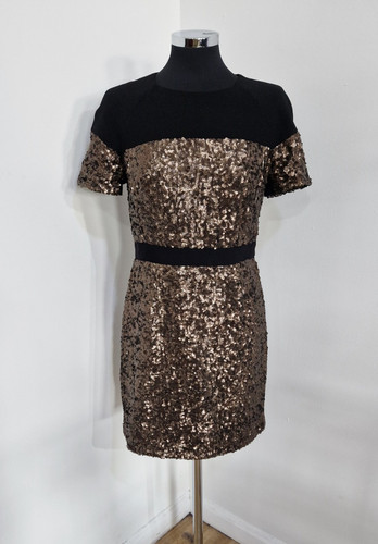 Karen millen gold sequin - karen,