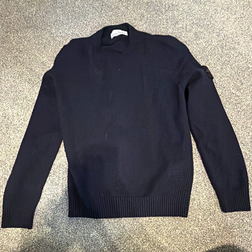 Stone island black crew - crew, neck