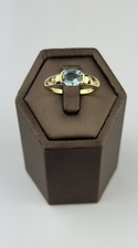 Aquamarine And Diamond 9ct