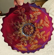 Fenton Red Carnival Glass