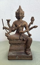 Antique Indu' Statue In Bronze