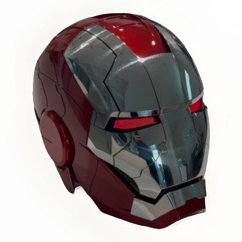 Iron man helmet with - with, voice