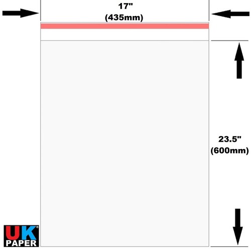 Large clear cellophane self - large,