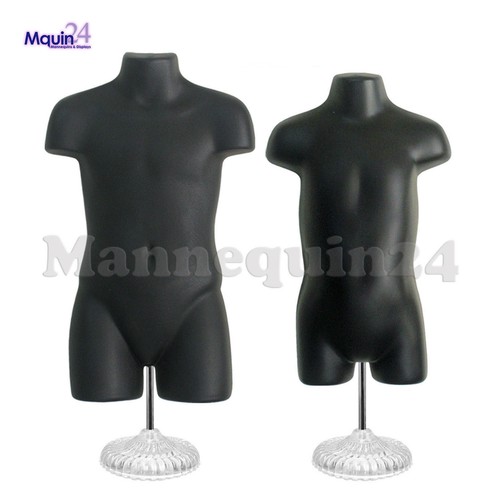 Black kids mannequin - black,