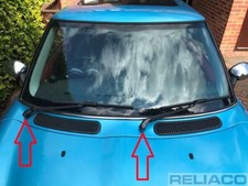 Mini R50 R53 R56 Wiper Arm Front Nut Cover Cap PAIR Spindle Windscreen 1497070