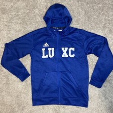 Adidas Men Blue Hooded Full